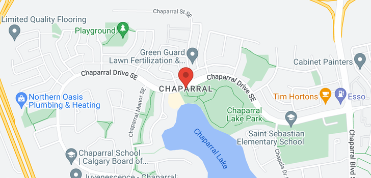 map of 50 Chaparral Valley SQ SE